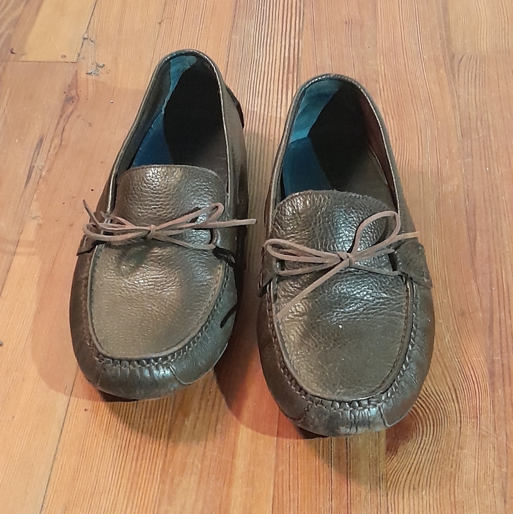 Cole Haan Brown Leather Driving Moccasins, Men's Size 10